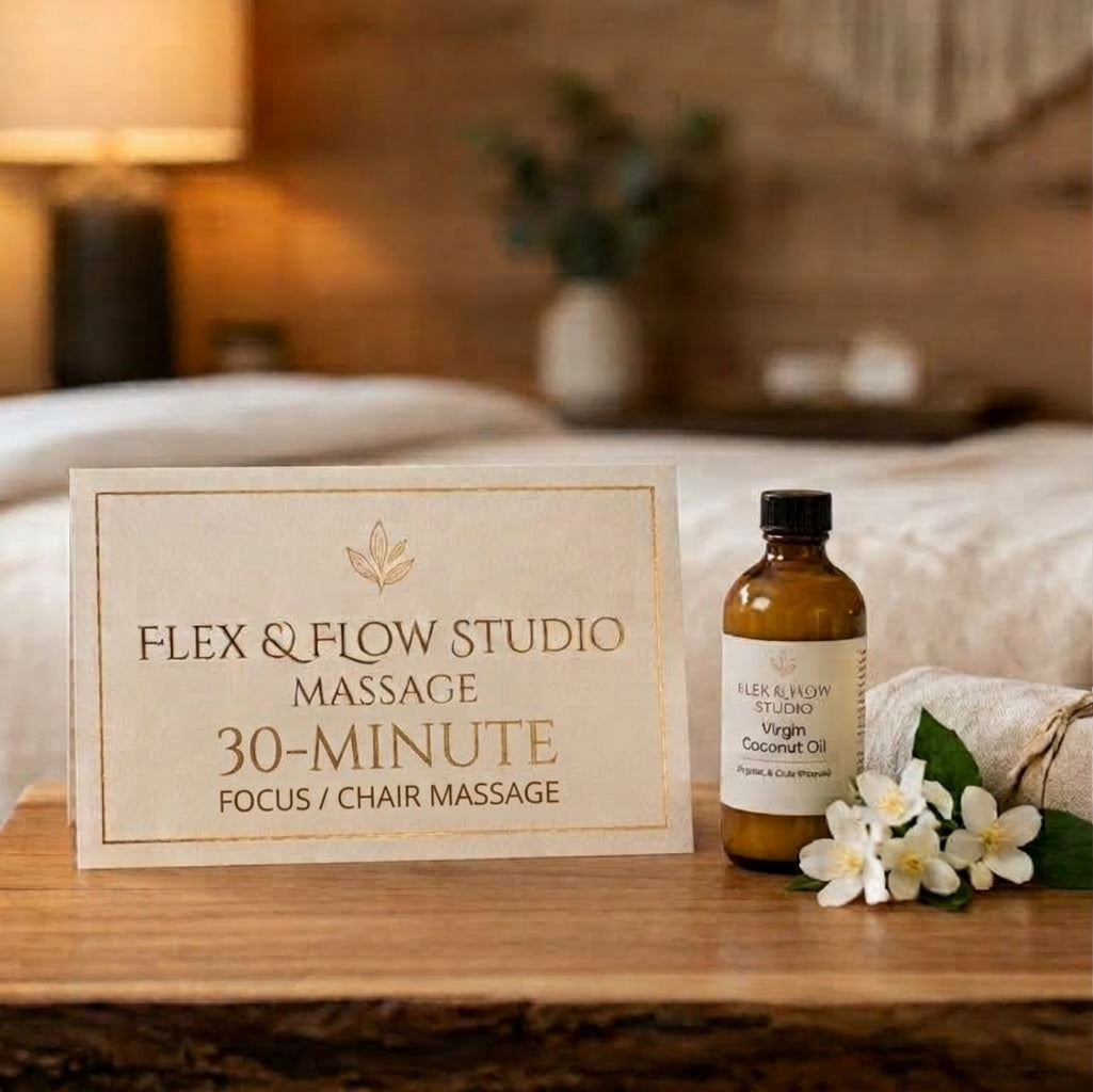 30 Minute Focus Massage or Chair Massage
